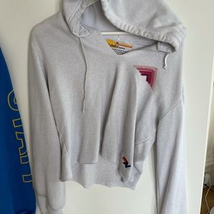 Aviator Nation Hoodie cropped white women’s M